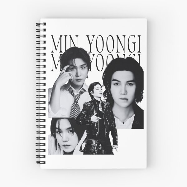 Item preview, Suga BTS Black and White D-Day Era Multiple Photo Collage designed and sold by Mooncreates7.