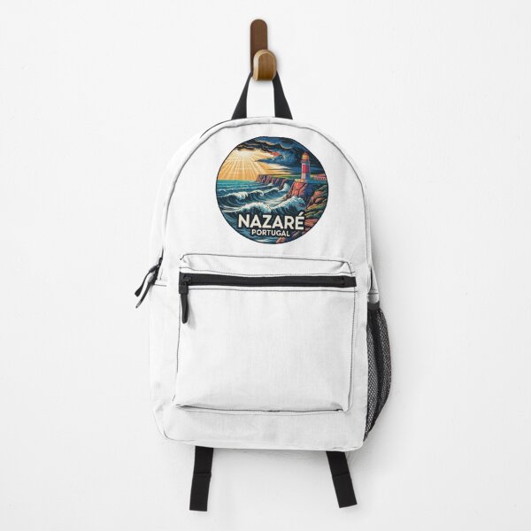 Item preview, Nazaré Portugal: Stormy Lighthouse & Big Waves designed and sold by CircinusStore.