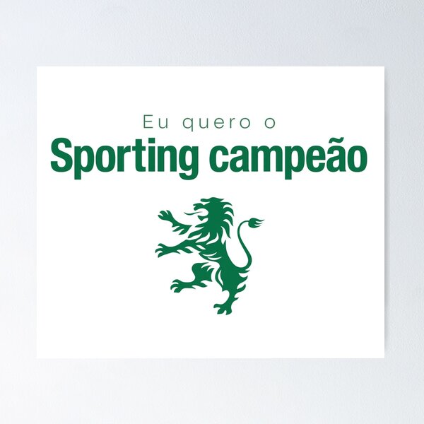 Item preview, Eu quero o Sporting campeão designed and sold by ZeusGallery.