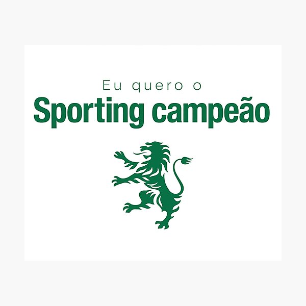 Item preview, Eu quero o Sporting campeão designed and sold by ZeusGallery.