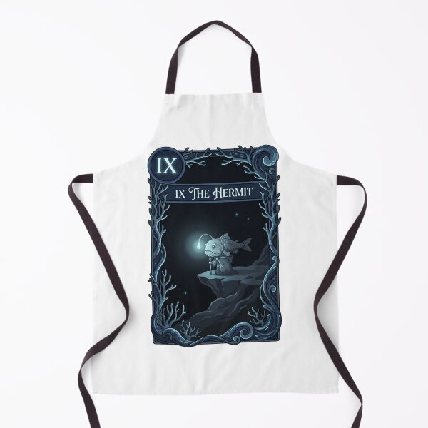 Item preview, Lanternfish Hermit Tarot Card Glow Art designed and sold by SMARTKIT DESIGNAGENCY.