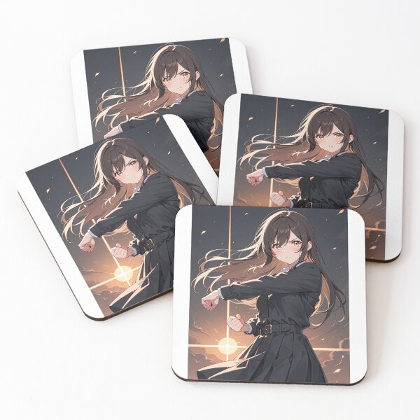 Item preview, Manga - Female Anime Character, Bright Strength and Determination designed and sold by AnimeShin.