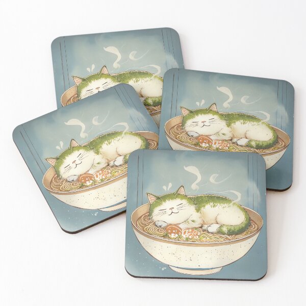 Item preview, Matcha Noodle Napper designed and sold by ONYX Pixee.