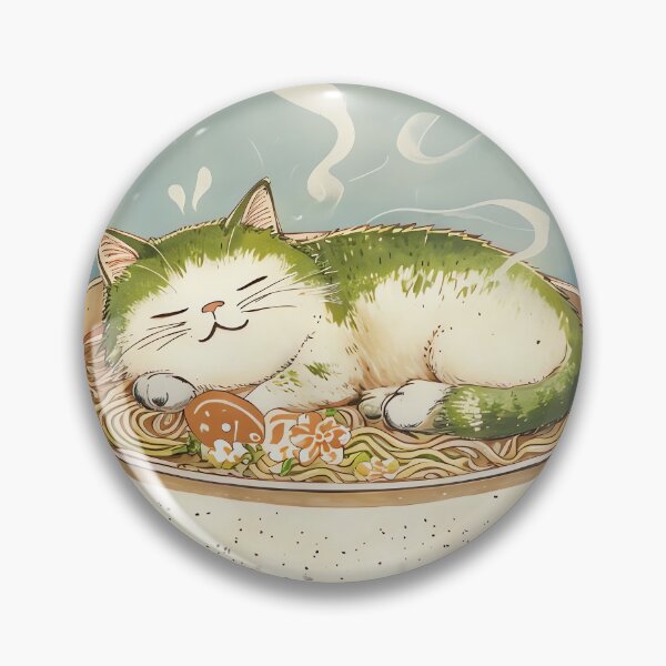 Item preview, Matcha Noodle Napper designed and sold by ONYX Pixee.