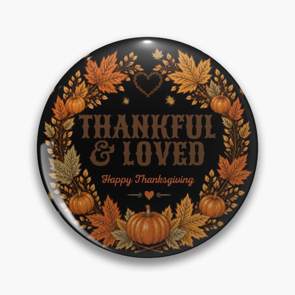 Item preview, THANKFUL&LOVED HAPPY THANKSGIVING designed and sold by Julartwear.