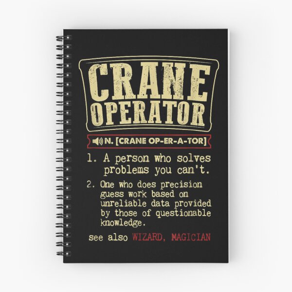 Item preview, Crane Operator Definition designed and sold by goombi-creative.