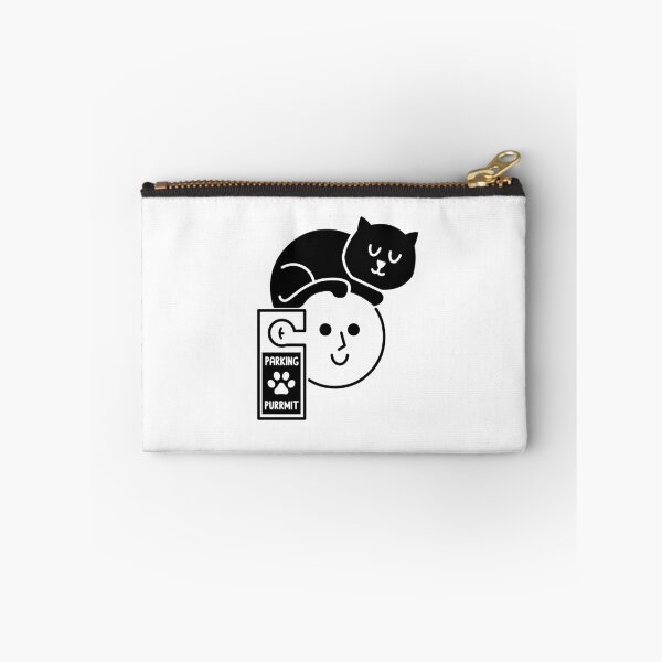 Item preview, Parking Purrmit designed and sold by HandsOffMyDinosaur.
