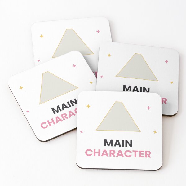 Item preview, Main Character Energy Funny Gen Z Sticker designed and sold by QuirkyCartel.