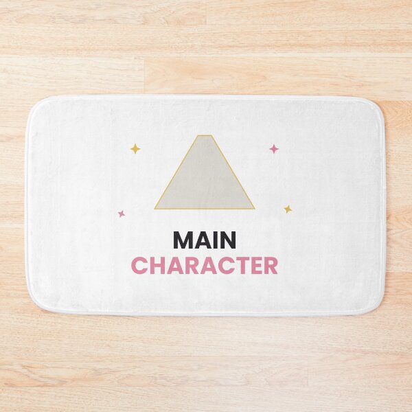 Item preview, Main Character Energy Funny Gen Z Sticker designed and sold by QuirkyCartel.