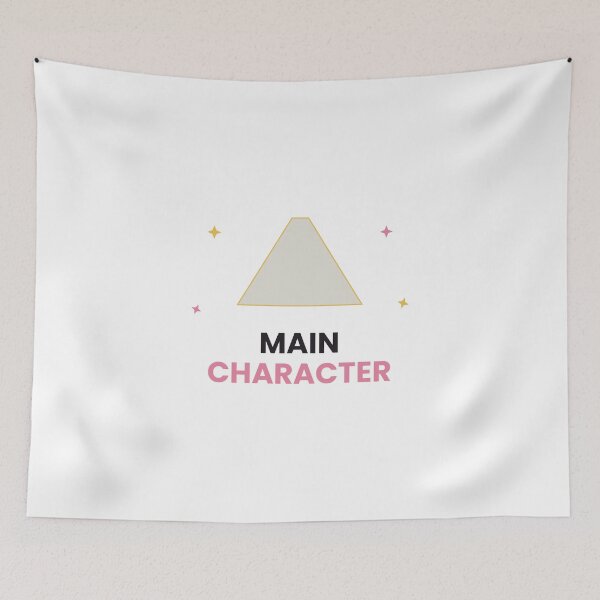 Item preview, Main Character Energy Funny Gen Z Sticker designed and sold by QuirkyCartel.