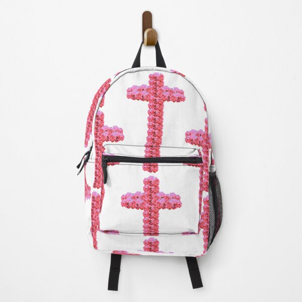 Item preview, pink flower cross designed and sold by gracehopelove.