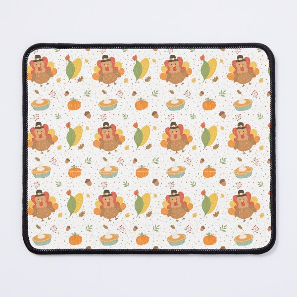 Item preview, Cute Thanksgiving Seamless Pattern designed and sold by SoftBunStudio.