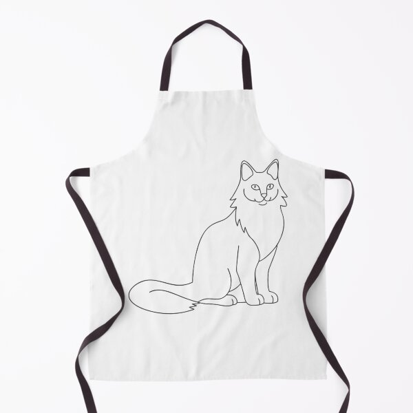 Item preview, Maine Coon Friendly Line Art Gift designed and sold by OneLine Studio.