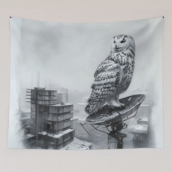 Item preview, Perch Above the Silent City designed and sold by ONYX Pixee.