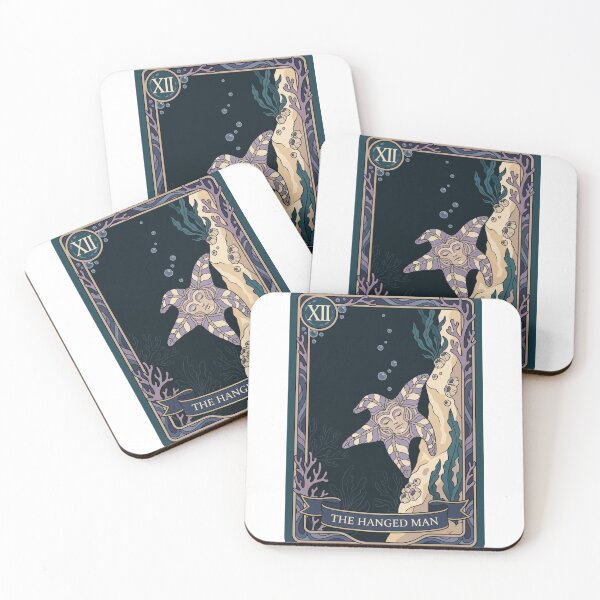 Item preview, Starfish Hanged Man Tarot Card designed and sold by SMARTKIT  DESIGNAGENCY.