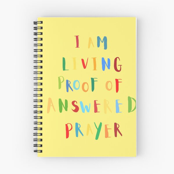 Item preview, I Am Living Proof of Answered Prayer - hoodie, sticker, mug, bag etc designed and sold by HisDesignCo.
