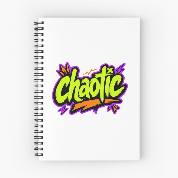 Item preview, Chaotic Colorful Statement Typography designed and sold by RedCircleArt.