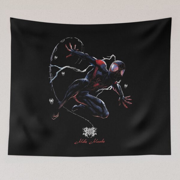 Item preview, Kawaii Cyberpunk Miles Morales Thunder Web Slinger Doodle designed and sold by Krasnovaovaova.