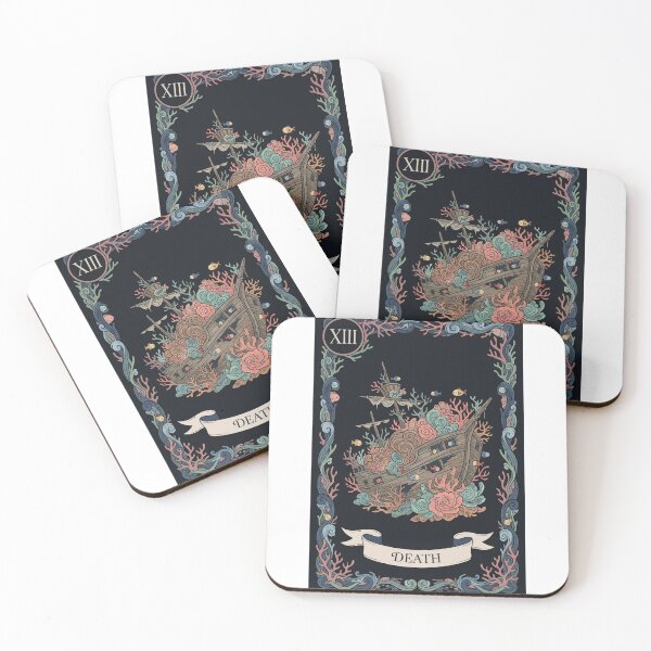 Item preview, Shipwreck Death Tarot Card Rebirth Art designed and sold by SMARTKIT  DESIGNAGENCY.