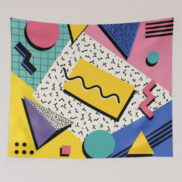 Item preview, Classic Memphis Geometric Pattern | Colorful 80s Graphic Design designed and sold by lavanya11.