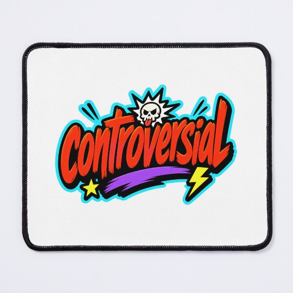 Item preview, Controversial Bold Neon Word Art designed and sold by RedCircleArt.
