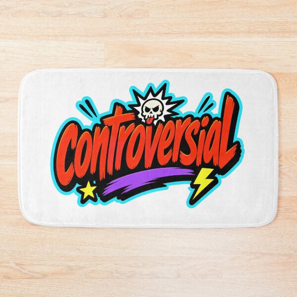 Item preview, Controversial Bold Neon Word Art designed and sold by RedCircleArt.