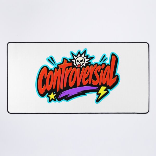 Item preview, Controversial Bold Neon Word Art designed and sold by RedCircleArt.