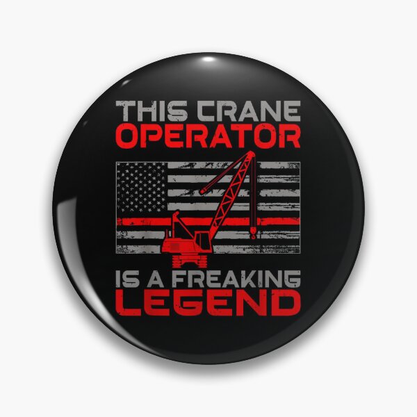 Item preview, Crane Operator USA American Flag designed and sold by goombi-creative.