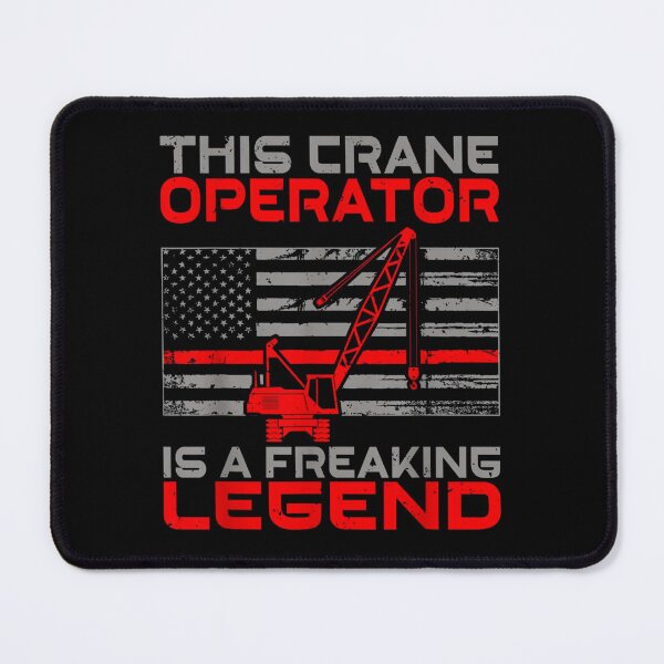 Item preview, Crane Operator USA American Flag designed and sold by goombi-creative.