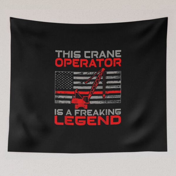 Item preview, Crane Operator USA American Flag designed and sold by goombi-creative.
