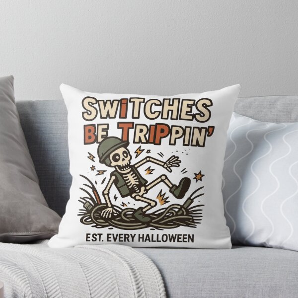 Item preview, Switches Be Trippin Halloween Electrician Punk designed and sold by Lulustarfox.