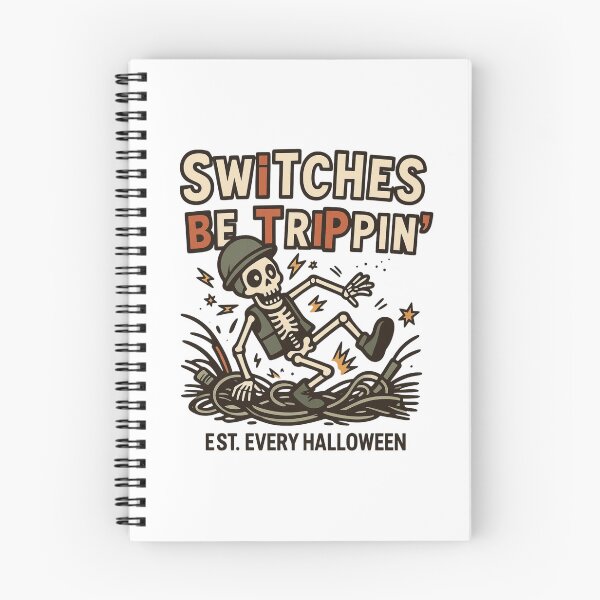 Item preview, Switches Be Trippin Halloween Electrician Punk designed and sold by Lulustarfox.