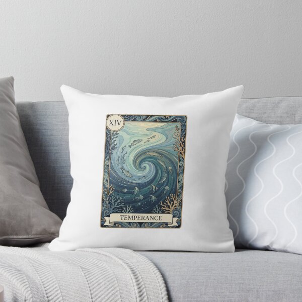 Item preview, Estuary Temperance Tarot Card Ocean Art designed and sold by SMARTKIT  DESIGNAGENCY.