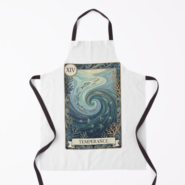 Item preview, Estuary Temperance Tarot Card Ocean Art designed and sold by SMARTKIT DESIGNAGENCY.