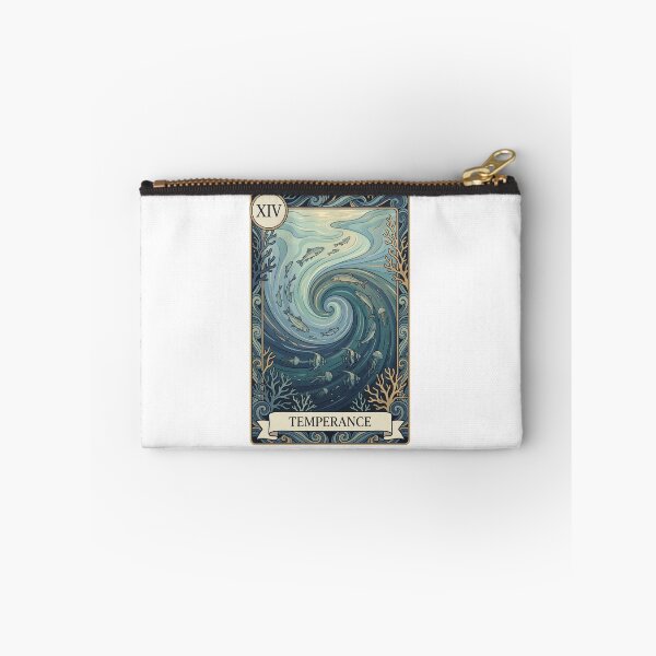 Item preview, Estuary Temperance Tarot Card Ocean Art designed and sold by SMARTKIT  DESIGNAGENCY.
