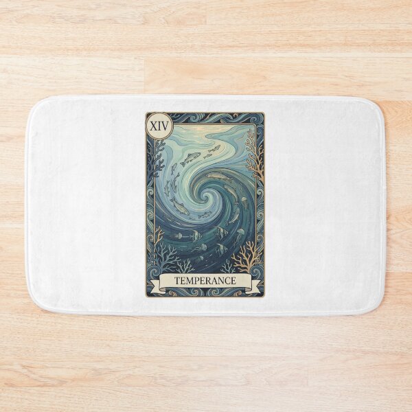 Item preview, Estuary Temperance Tarot Card Ocean Art designed and sold by SMARTKIT  DESIGNAGENCY.