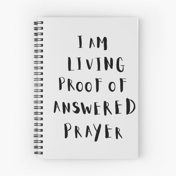 Item preview, I Am Living Proof of Answered Prayer - hoodie, sticker, mug, bag etc designed and sold by HisDesignCo.