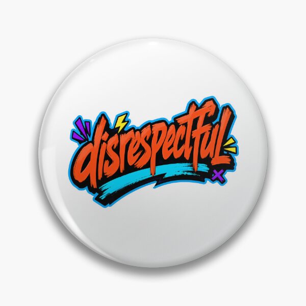 Item preview, Disrespectful Rebellious Neon Typography designed and sold by RedCircleArt.