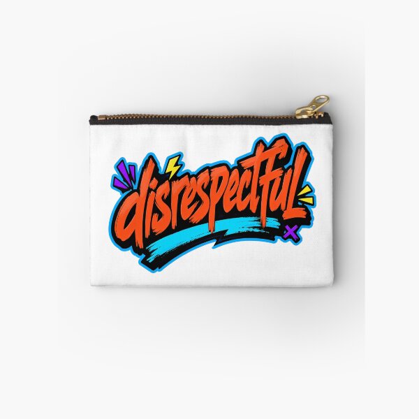 Item preview, Disrespectful Rebellious Neon Typography designed and sold by RedCircleArt.