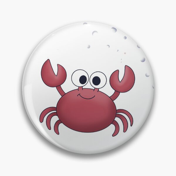 Item preview, Crab underwater - ocean illustration for colored backgrounds designed and sold by Mohr-Color.