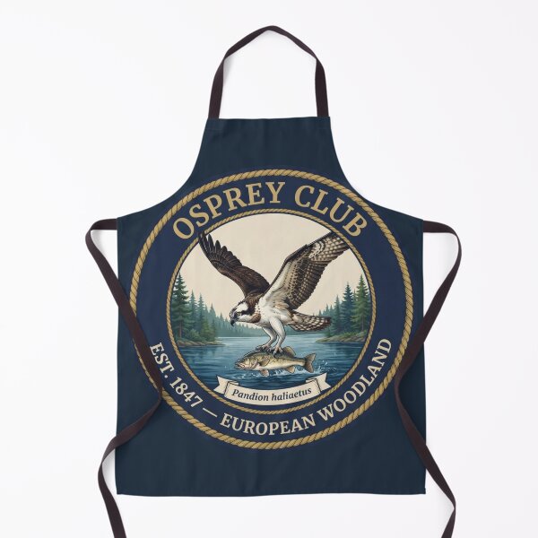 Item preview, Osprey Club Vintage Badge European Wildlife Art designed and sold by CalmCapy Co.