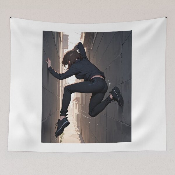 Item preview, Manga - Female Athlete, Art of Movement in an Asian Alley designed and sold by AnimeShin.