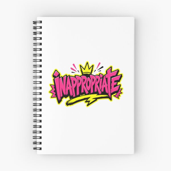 Item preview, Inappropriate Bold Comic Typography designed and sold by RedCircleArt.