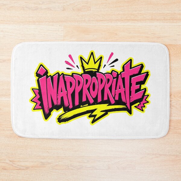 Item preview, Inappropriate Bold Comic Typography designed and sold by RedCircleArt.