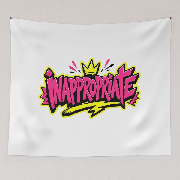 Item preview, Inappropriate Bold Comic Typography designed and sold by RedCircleArt.