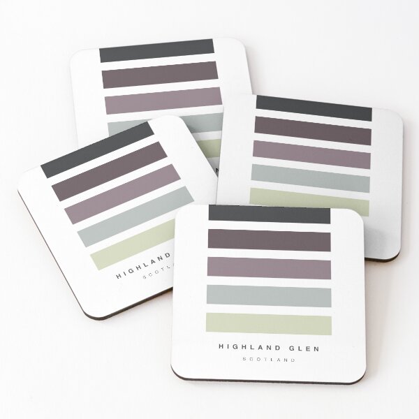 Item preview, ‘Highland Glen’ Travel Hue Palette designed and sold by The Colourful Game.