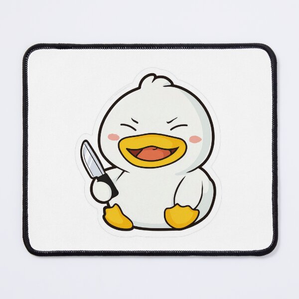 Item preview, Funny Duck With Knife Chaotic Meme designed and sold by StickerMan17.