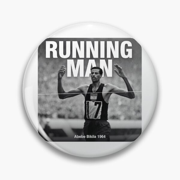 Item preview, Running Man Abebe Bikila designed and sold by CornershopTee.