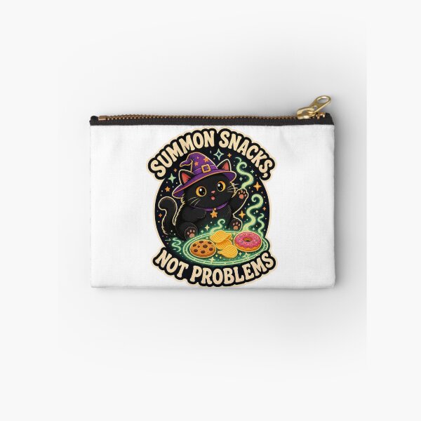 Item preview, Summon Snacks Not Problems – Witchy Black Cat designed and sold by sabily.