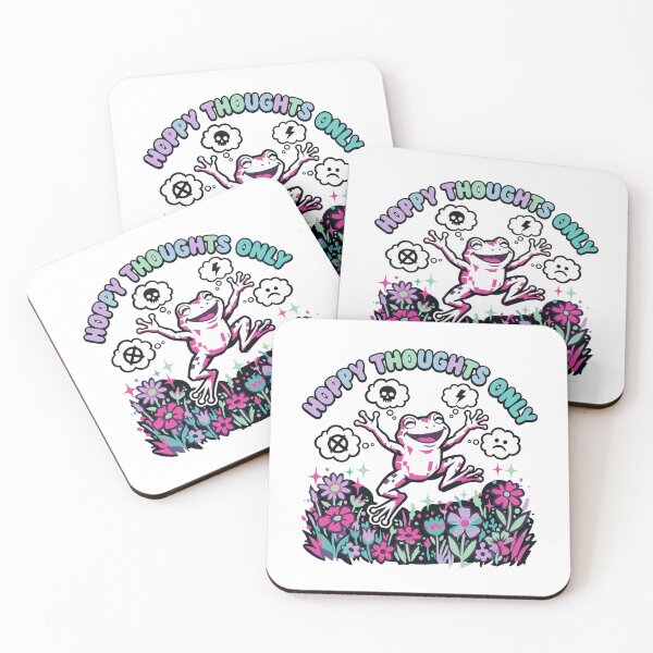 Item preview, Hoppy Thoughts Only Positive Frog designed and sold by XYZ LAB by Jesuperman.